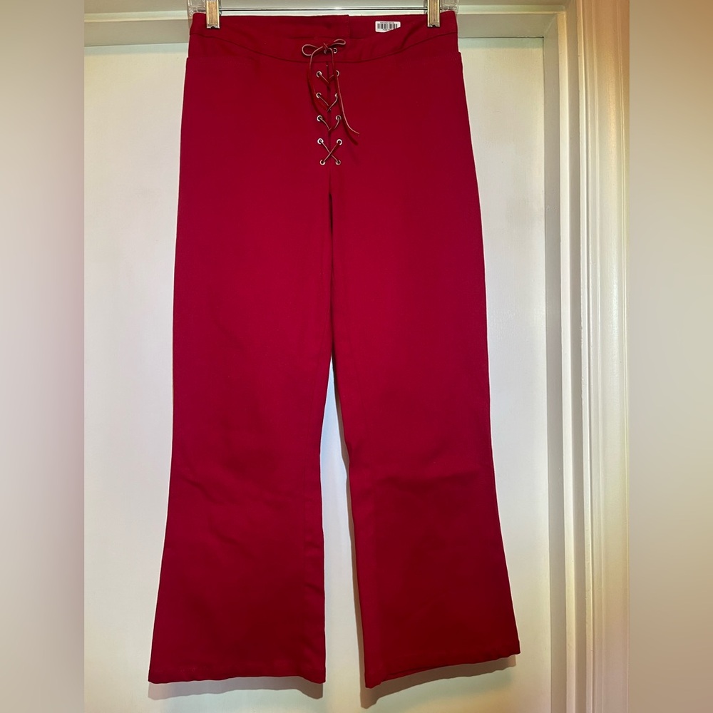 90’s Women’s Red Crop Pants sz S from Friends TV show